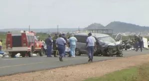 Seven killed, five injured after minibus overturns in South Africa