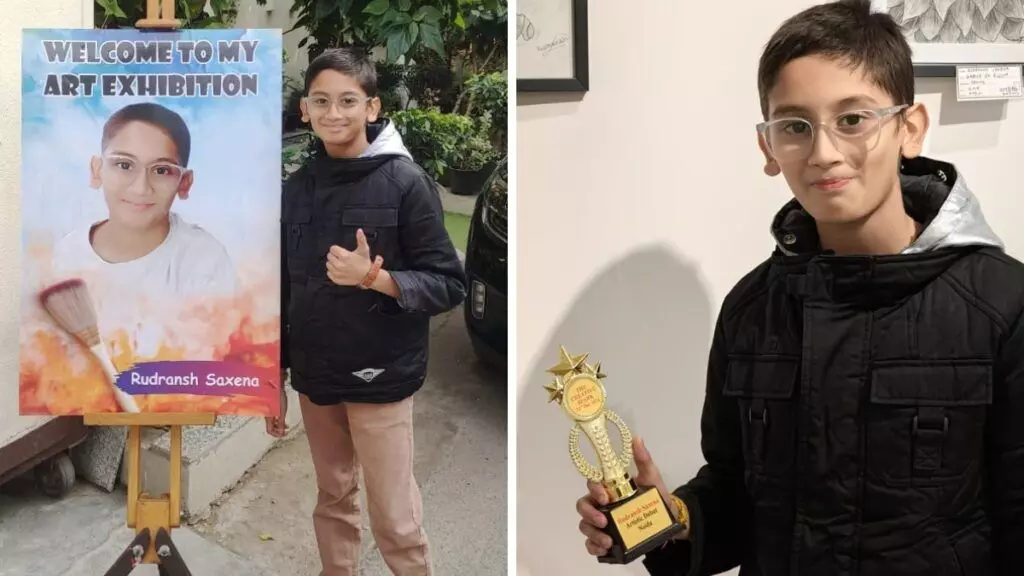 Rudransh Saxena: The 11-Year-Old Prodigy Redefining Artistic Excellence