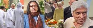 Gulzar, Shabana Azmi, Naseeruddin Shah pay last respects to cinema  legend Shyam Benegal