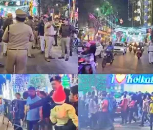 Security stepped up in Kolkata for Christmas