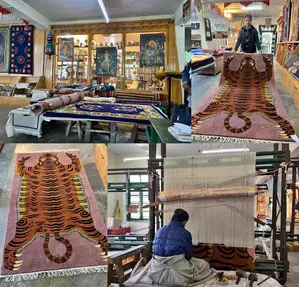 Tibetan carpet art weaves life, sustains age-old tradition