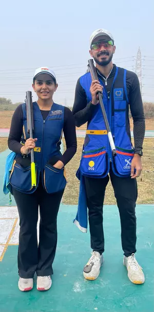 National Shooting Cships: Paris Olympics pair of Maheshwari/Anantjeet win Skeet mixed team title