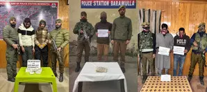 9 drug peddlers arrested in Kashmir Valley, narcotics seized