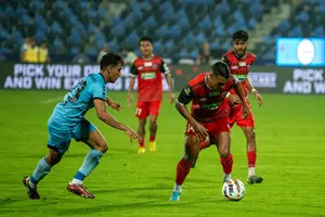 ISL 2024-25: NorthEast United end year with flawless 3-0 win over Mumbai City FC