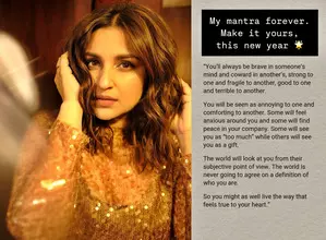 Parineeti Chopra shares her mantra for 2025