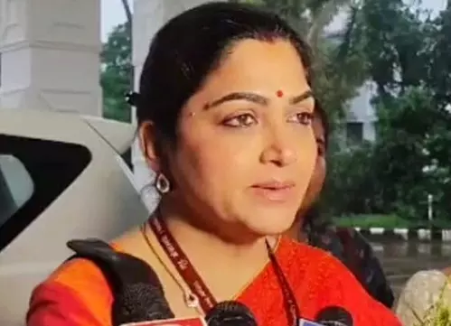 DMK-led TN govt is dictatorial, not democratic: Khushbu Sundar