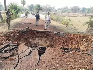 Chhattisgarh: 8 jawans, driver killed as Maoists blow up security vehicle (Lead)