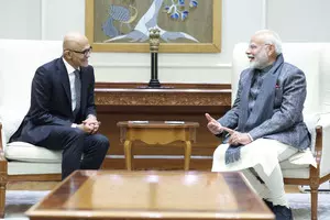 Glad to know about Microsofts ambitious expansion, investment plans in India: PM Modi