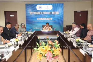 Union Sports Minister Dr. Mandaviya chairs meeting to begin preparations for 2028 Olympics