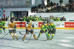 Ice Hockey League: Tswenag Chuskit’s five-star show powers Changla Lamos into semis