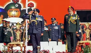 IAF chief attends NCC at Republic Day Camp 2025