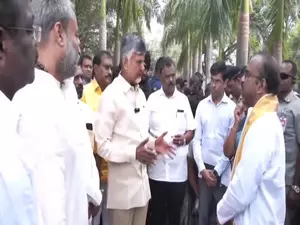 CM Naidu visits Tirupati stampede spot, pulls up officials