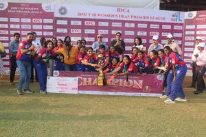 Deaf Delhi Bulls crowned champions of IDCA 2nd T10 Women’s Deaf Premier League