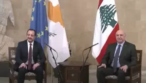 Lebanons newly elected president meets Cypriot counterpart on ties