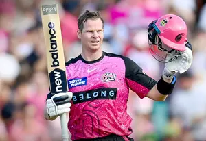 Steve Smith equals record for most centuries in BBL