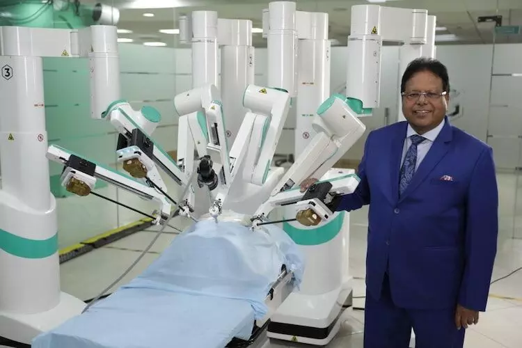 Miracle of Surgical Robotic System in India: Historical telesurgery done from 286 km away