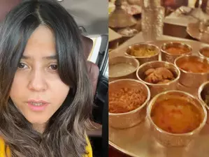 Ekta Kapoor enjoys yummy Rajasthani thali, says 2000 calories