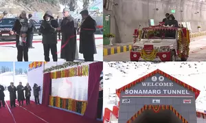 PM Modi inaugurates J&Ks Sonamarg tunnel, dedicates it to nation