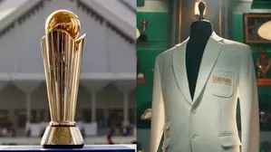 Wasim Akram unveils iconic white jacket for ICC Champions Trophy 2025