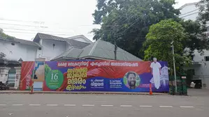 Massive hoarding violating Kerala HC order erected near Secretariat