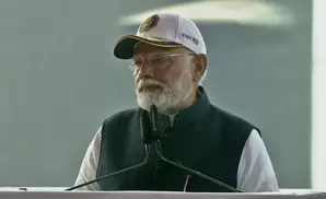 Unwavering commitment to building robust, self-reliant defence sector, PM Modi dedicates naval combatants to nation