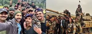 Varun preps for ‘Border 2’ with ‘real heroes’ of India, honours them on Army Day