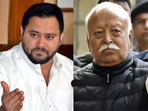 Tejashwi slams RSS chief for Indias true Independence remark