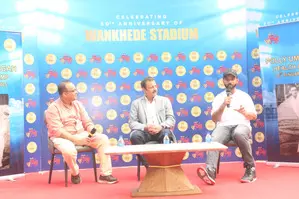 Ajinkya Rahane joins MCA in a special event for groundsmen, 1974 Mumbai team members