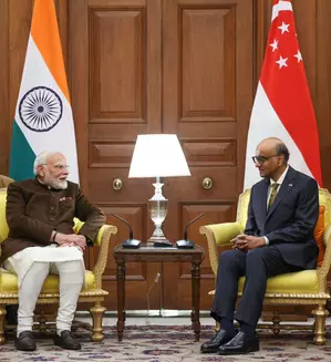 PM Modi discusses ‘futuristic sectors’ with Singapore President