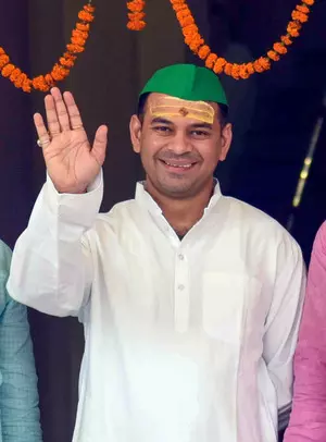 He doesnt know the ground reality: Tej Pratap criticises Nitish Kumars son