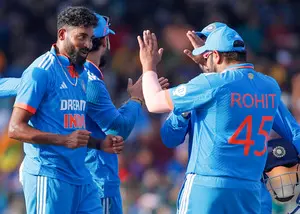 Siraj’s effectiveness comes down a little bit when not bowling with the new ball, says Rohit