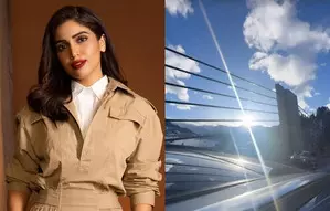 Bhumi Pednekar enroute Davos 2025 World Economic Forum in Switzerland