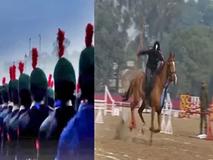 R-Day camp 2025: NCC cadets win hearts with horse show