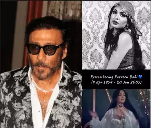 Jackie Shroff pays a tribute to Parveen Babi on 20th death anniversary