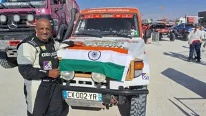 Sanjay Takale returns to heros welcome after making history at Dakar