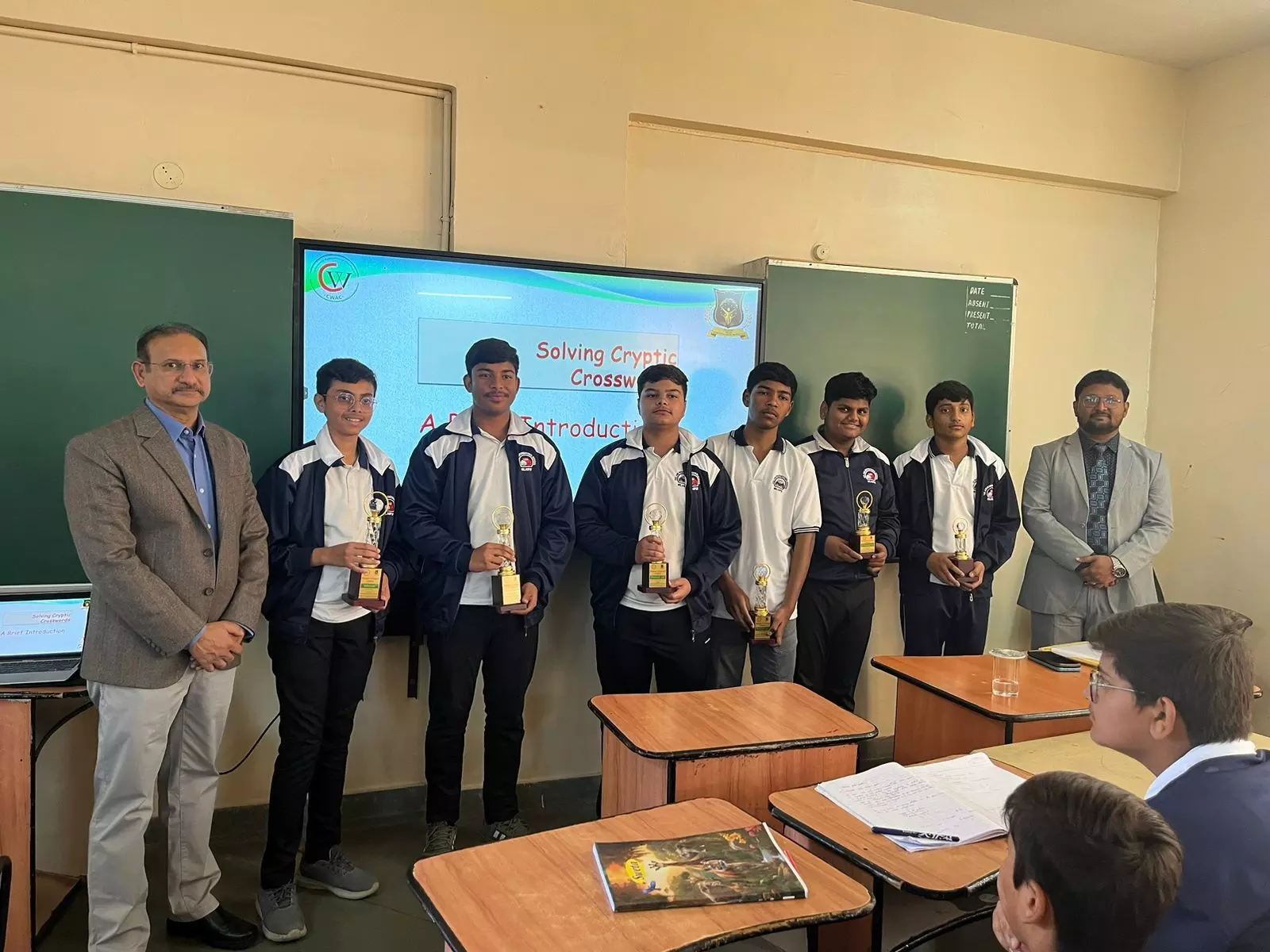 Extra-C Organizes Cryptic Crossword Workshop and Contest at The Jain International School, Bilaspur