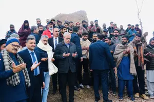 Omar Abdullah visits grieving Budhal families, promises support