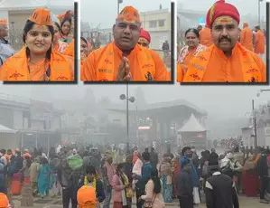 Devotees flock to Ayodhya to celebrate Ram Lalla Pran Pratishtha anniversary