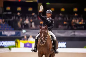 India’s first Olympic equestrian Anush Agarwalla bids farewell to his horse Manni