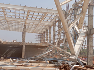 Part of under-construction terminal of Andhra’s Rajahmundry Airport collapses; report sought