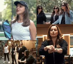 Bollywood Wives Neelam Kothari, Maheep Kapoor, Bhavna Pandey, Seema Kiran shell fitness goals