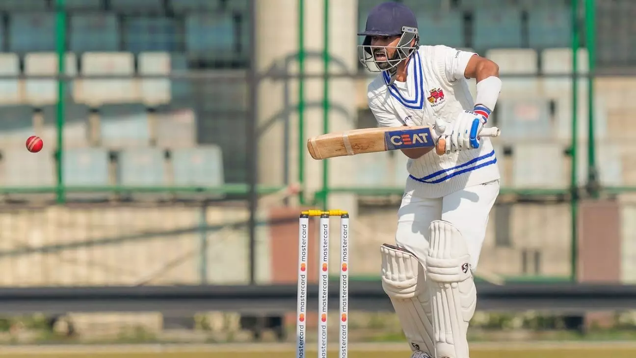 Ranji Trophy 2024-25: Ajinkya Rahane called back to bat after returning to the pavilion; know the reason