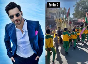 Varun Dhawan teases Border 2 while watching kids march proudly on Republic Day