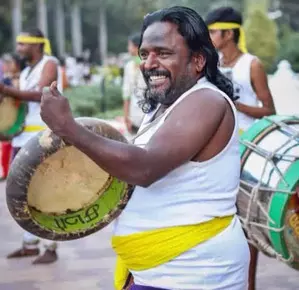 Speechless and overjoyed with Padma Shri honour, says Parai artist Velu Aasan